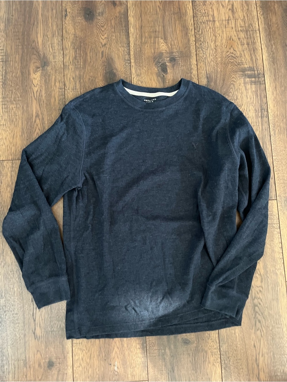 American Eagle Outfitters Navy Crewneck Long Sleeve Top